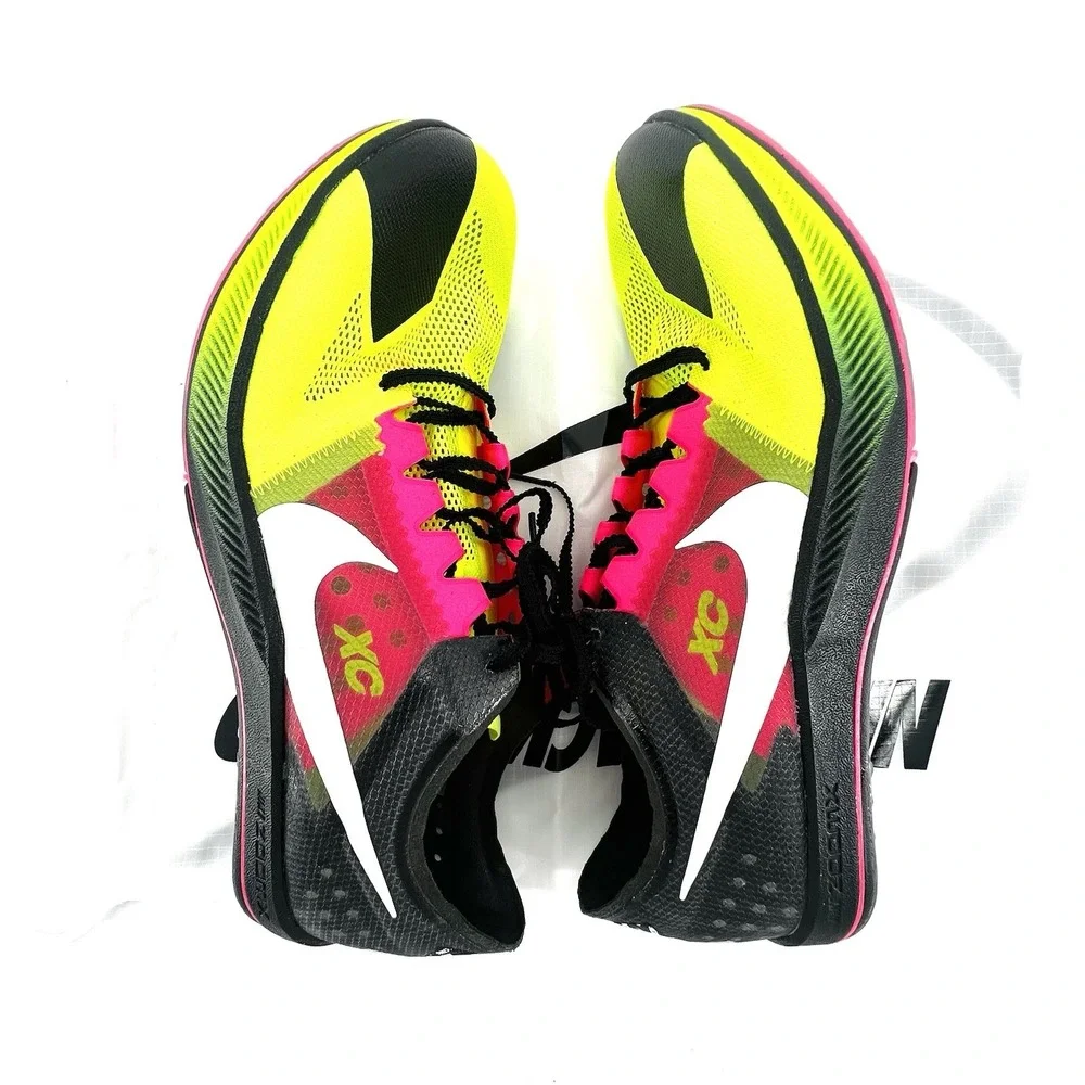 Nike ZoomX Dragonfly XC Track Spikes Men's‎ 13 Cross Country Volt Black Pink